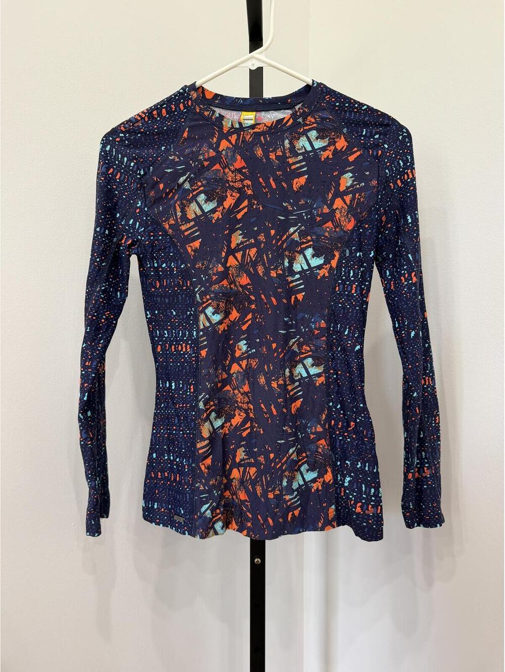 Lole Small Women's Long Sleeve Patterned Shirt Athletic Activewear